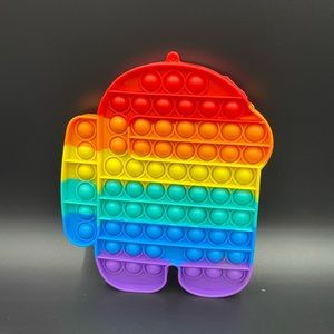 Rainbow Among US fidget 8” x 7” Toy